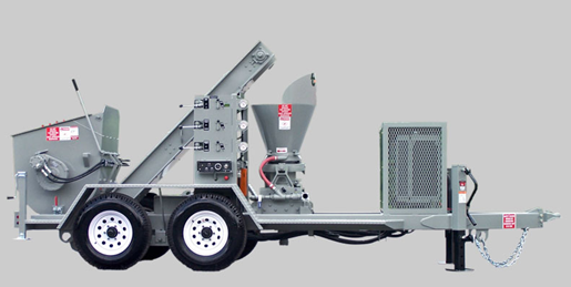 pre-dampening and gunning system, Gunite machine, 