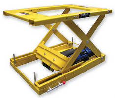 electric, scissor lift table, belt drive